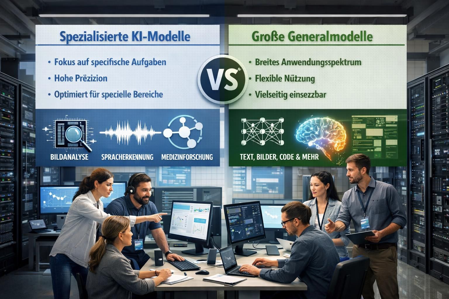 entdecken sie, wie spezialisierte ki-modelle im vergleich zu großen generalmodellen funktionieren, ihre vor- und nachteile sowie anwendungsbereiche.