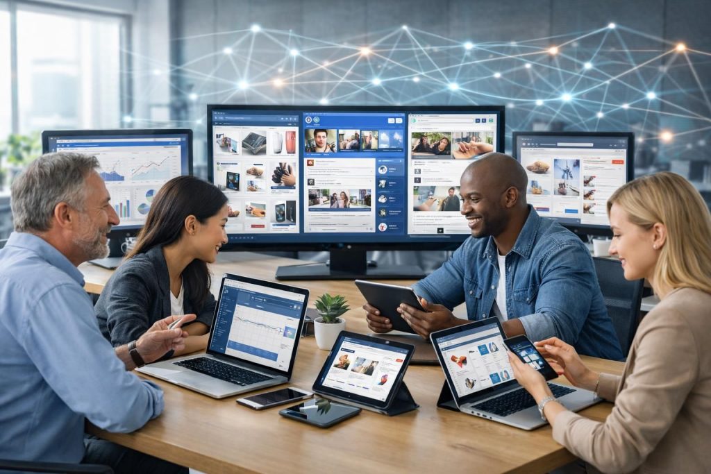 erfahren sie, wie unternehmen web, social media und e-commerce effektiv in ein einheitliches system integrieren, um ihre online-präsenz zu stärken und den kundenservice zu verbessern.